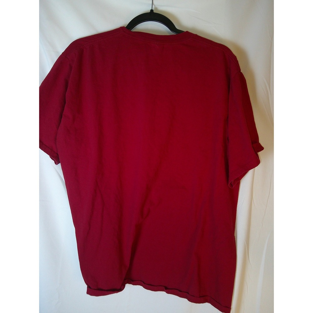 Port & Company Mens XL Physical Therapy Humor Graphic T-Shirt Dark Red Ring Spun - Picture 2 of 3